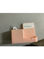 Peach Phone Stand & Pencil Cup with Two USB Outlets