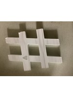 Dry Erase Customizable # Sign