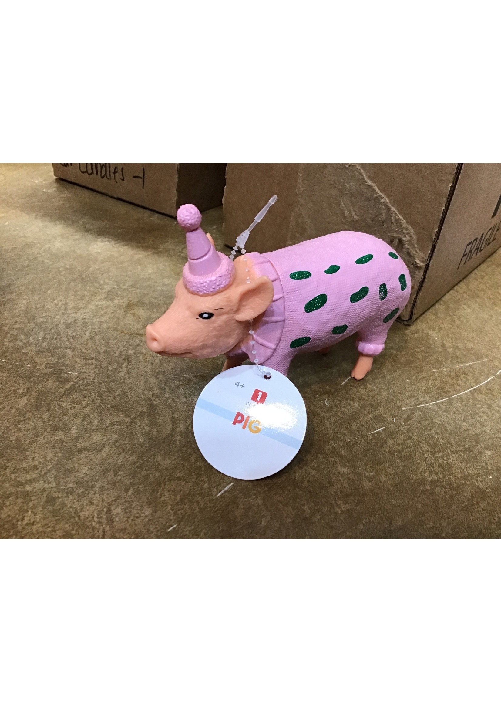 Holiday Pig Figure