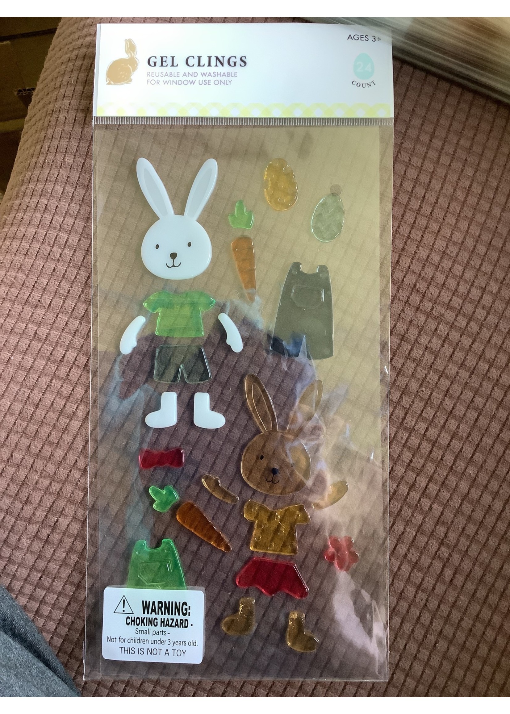 Easter Bunny Window Gel Clings