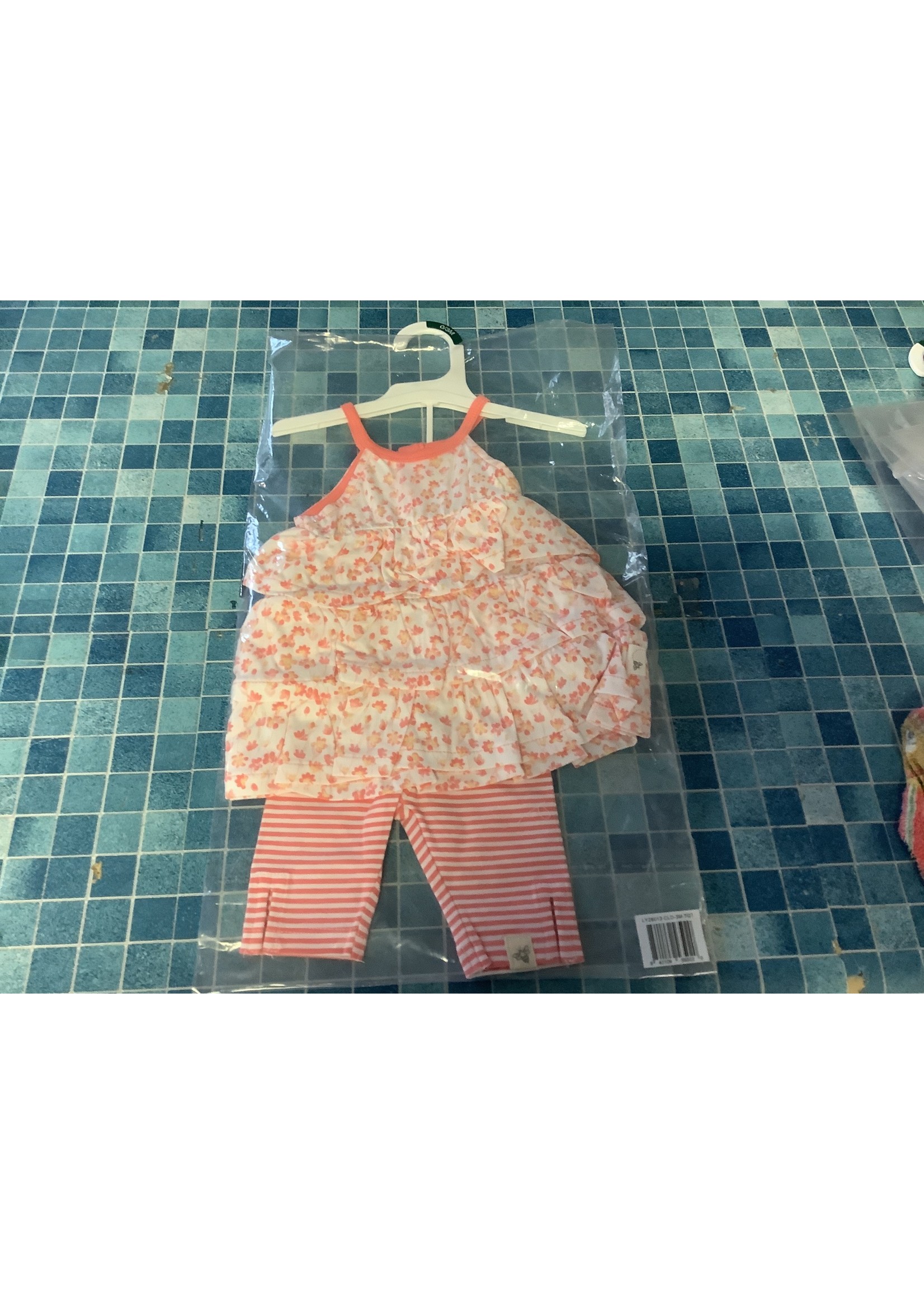 Burt’s Bees Baby Tunic & Capri Legging Set 0/3 Months