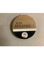 Just Breathe/ Hello Round Wall Decor 2PK