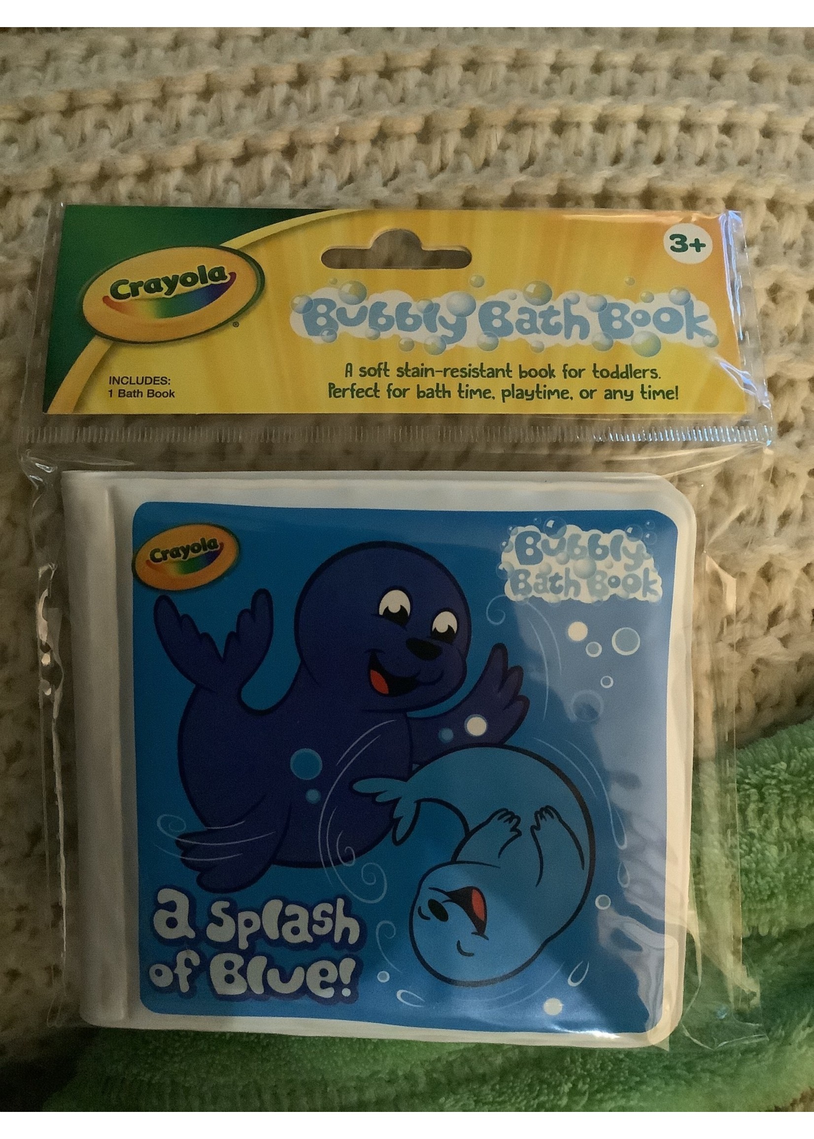 A Splash of Blue Bubbly Bath Book Crayola