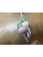 3pk Fabric Veggies (Onion,carrot,radish)