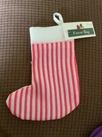 Small stocking Favor Bag