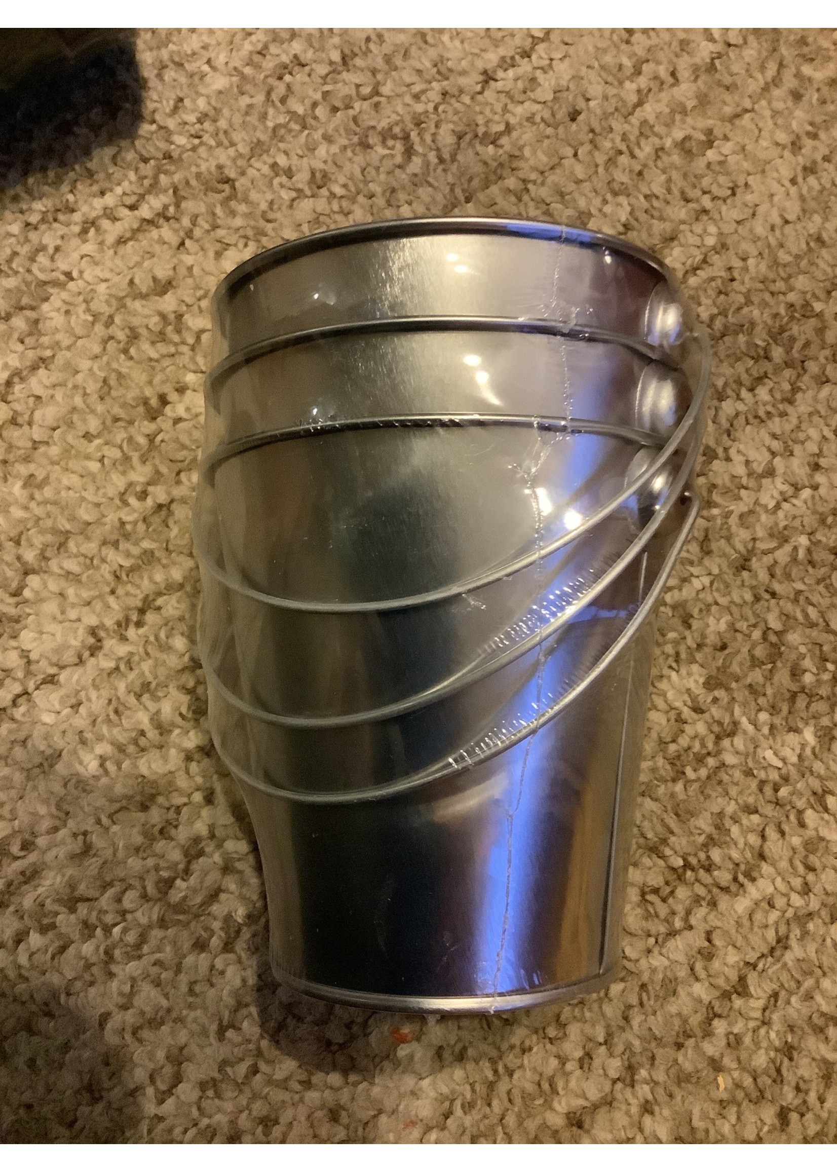 3pk Silver pails