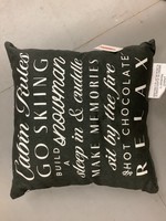 Cabin Rules Decorative Pillow