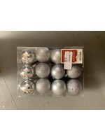 24ct Silver Ornament Balls