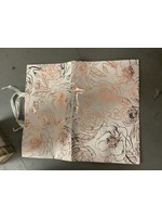 Large White Rose Gold Gift Bag