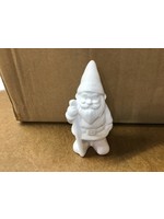 Decorative Gnome with Staff Plain