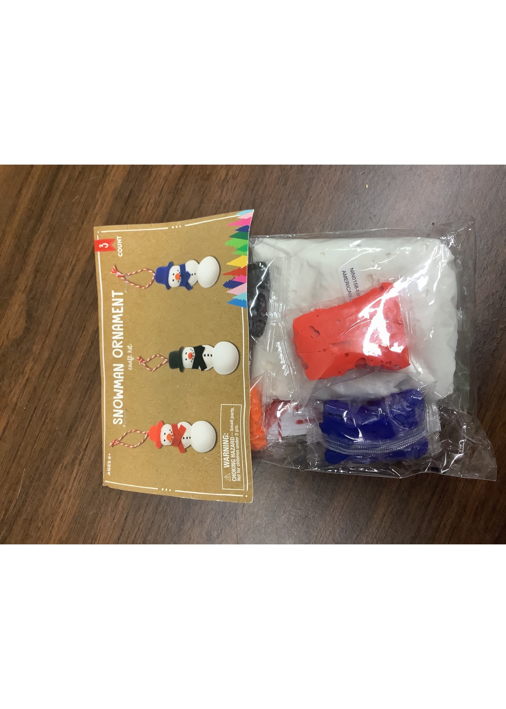 Snowman Ornament Craft Kit