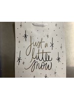 Just a little snow gift bag