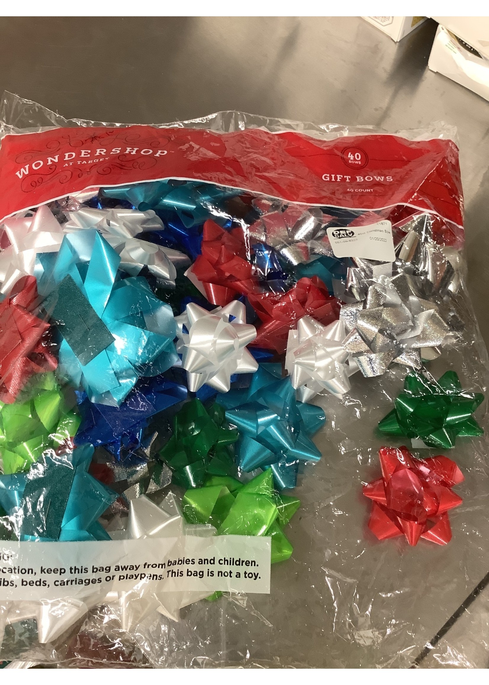 Wondershop Gift Bows 40ct