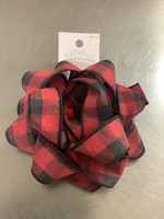 Wondershop Black & Red Plaid Bow