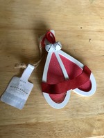 Wondershop Red/White Snowshoes Ornament-Wonder