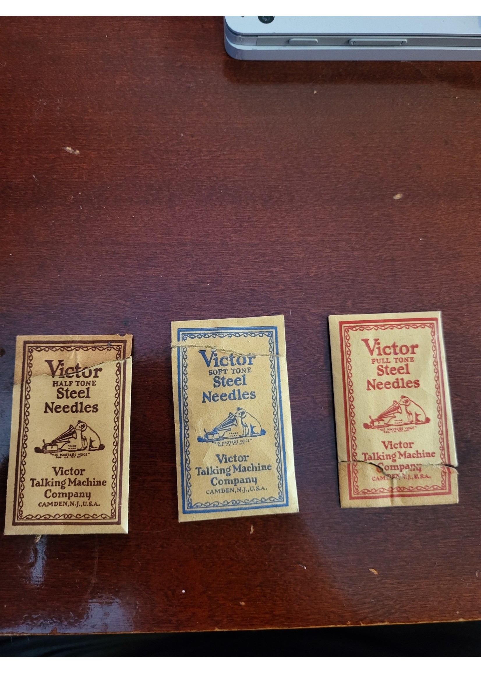 *Some Needles Included (Unkown Sizes) Victor Victrola Needle Open Sample Packs Full/Half/Soft Tone