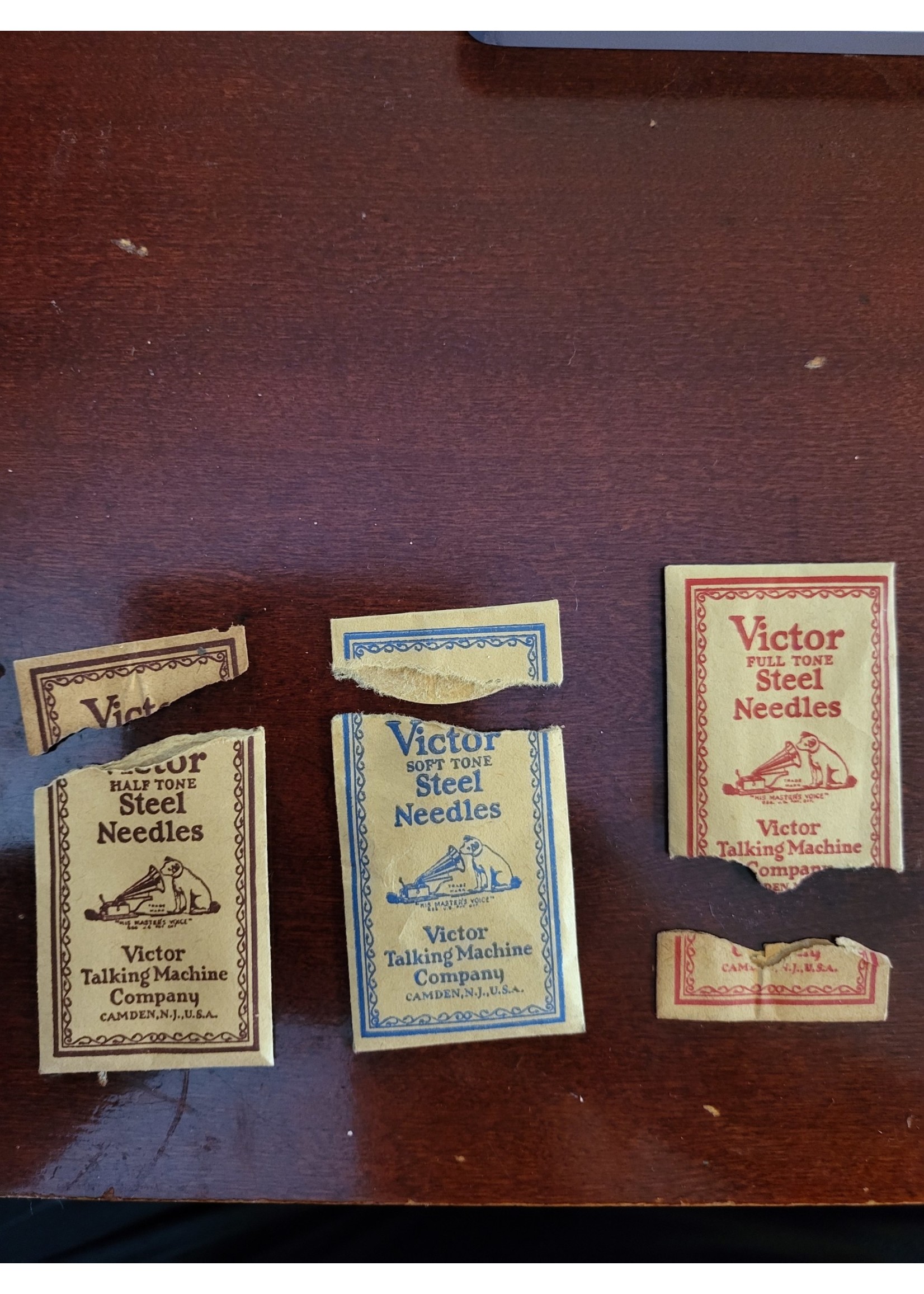 *Some Needles Included (Unkown Sizes) Victor Victrola Needle Open Sample Packs Full/Half/Soft Tone