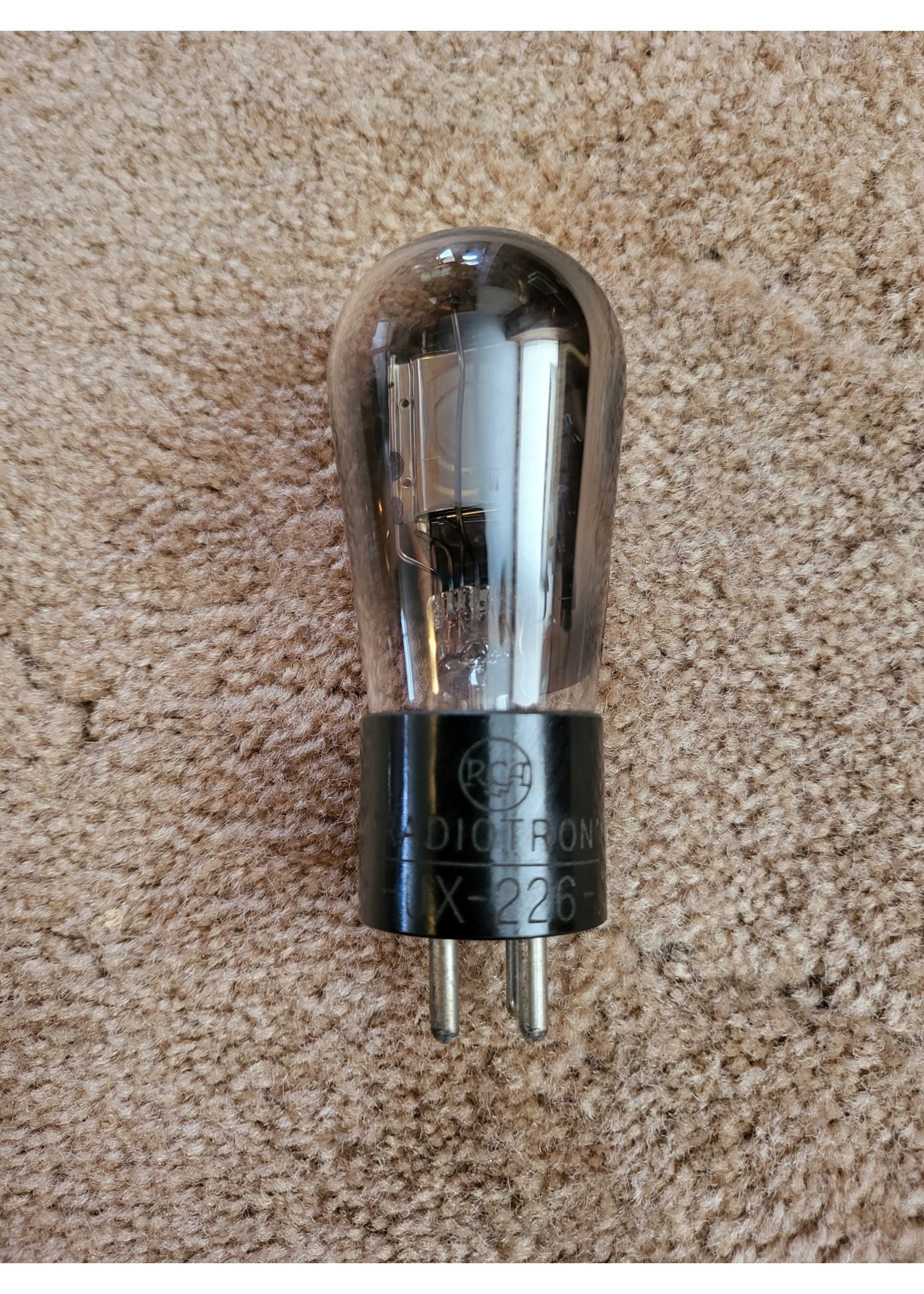 *Not Tested/As-Is (Actual Item May Vary From Photo, but Similar) RCA Radiotron Globe UX-226 Vacuum Tube Standard Pittsburgh