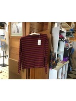 Xl burgundy striped long sleeve