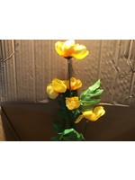 Floral pick - yellow  5 stem