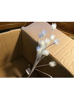Floral pick - white