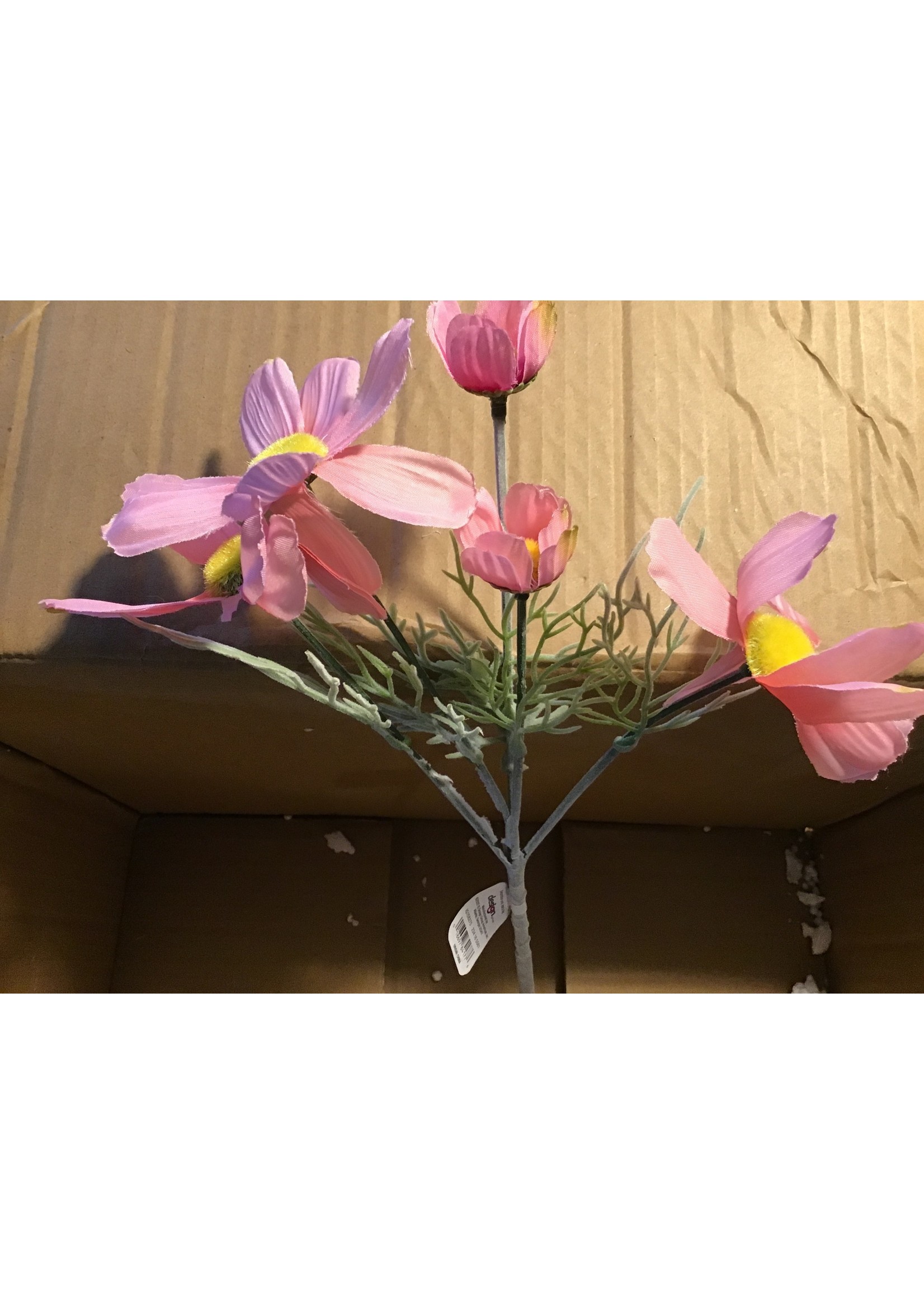 Floral pick - pink