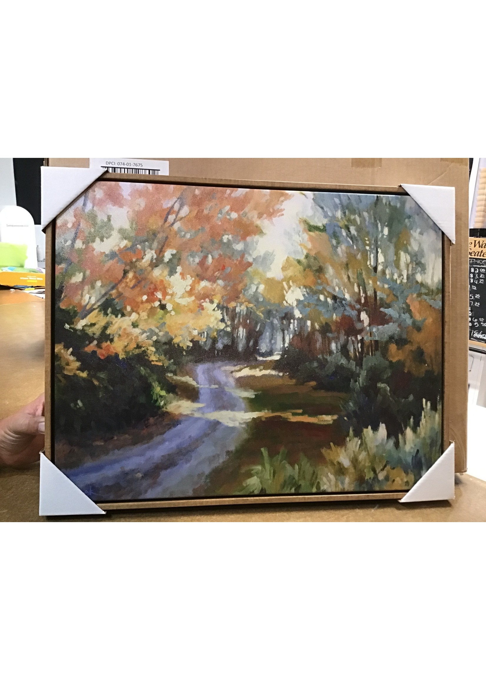 Threshold framed printed canvas 20x16