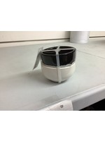 2 Count Black and White Ceramic Bowls