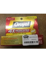 Orajel 4X Medicated For Toothache & Gum Cream - 0.33oz