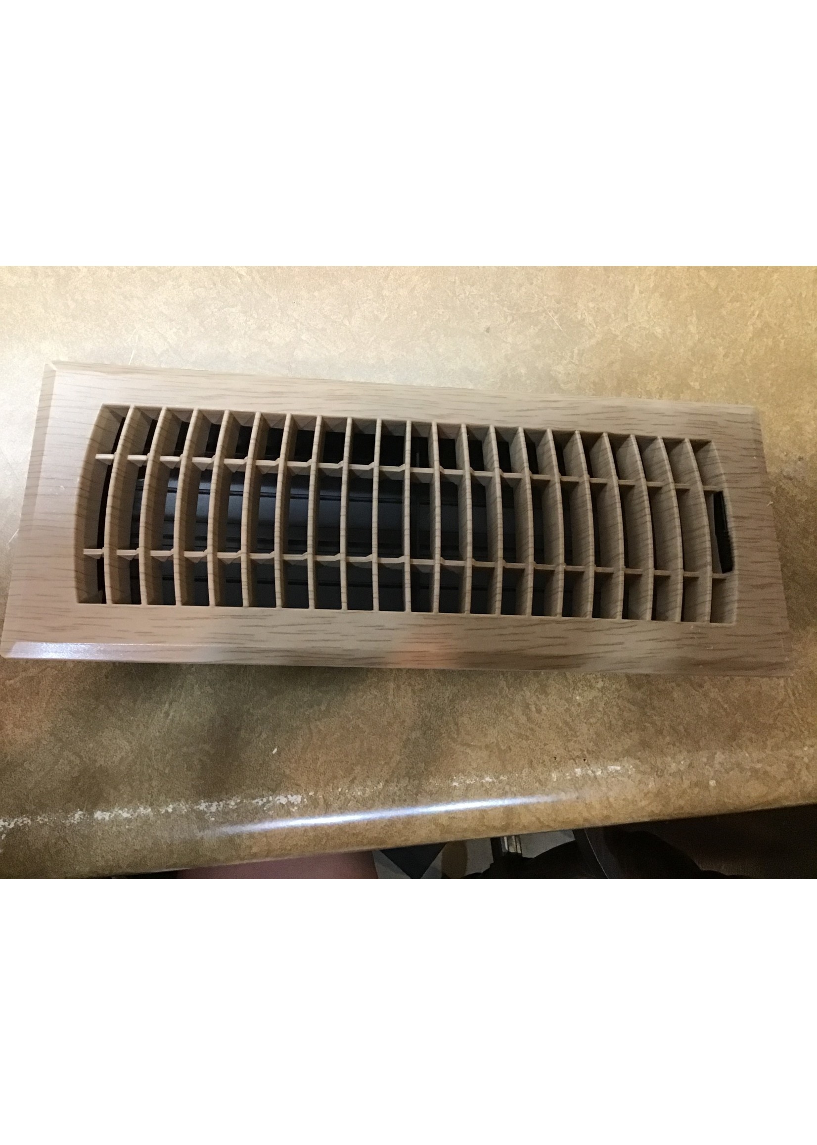allen + roth  Floor Register Mahogany Floor Register (Duct Opening: 12-in x 4-in; Outside: 13.38-in x 5.38-in)