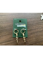 Wild Fable Snake Charm Hoop Earrings - Wild Fable Gold