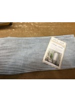 Allen + Roth rod pocket panel 50in x 84in (navy and white striped)