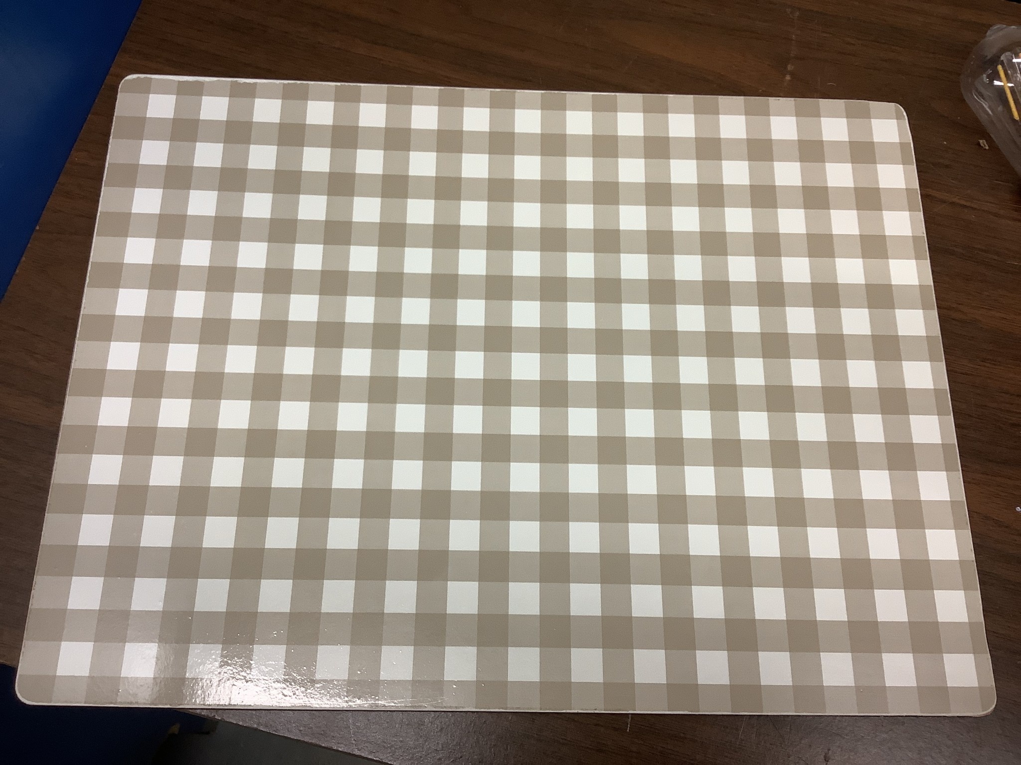 Threshold Cork Buffalo Check Placemat D3 Surplus Outlet