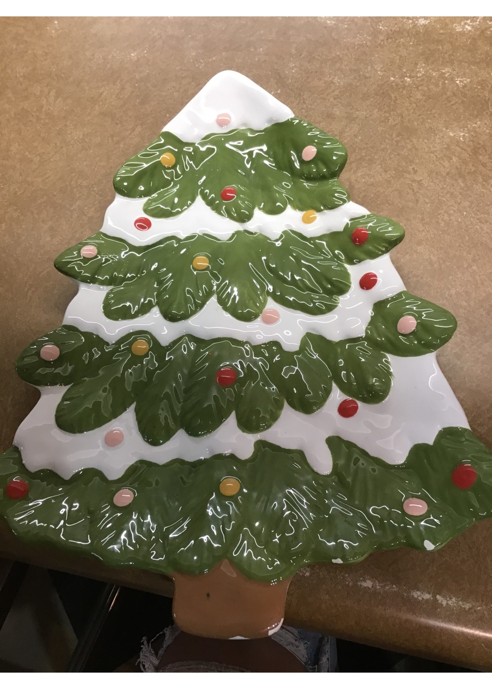 14" x 9" Stoneware Merry Everything Serving Platter - Threshold