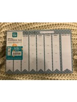 Meal Planner Pad - Pen + Gear 6”x9” 52 sheets