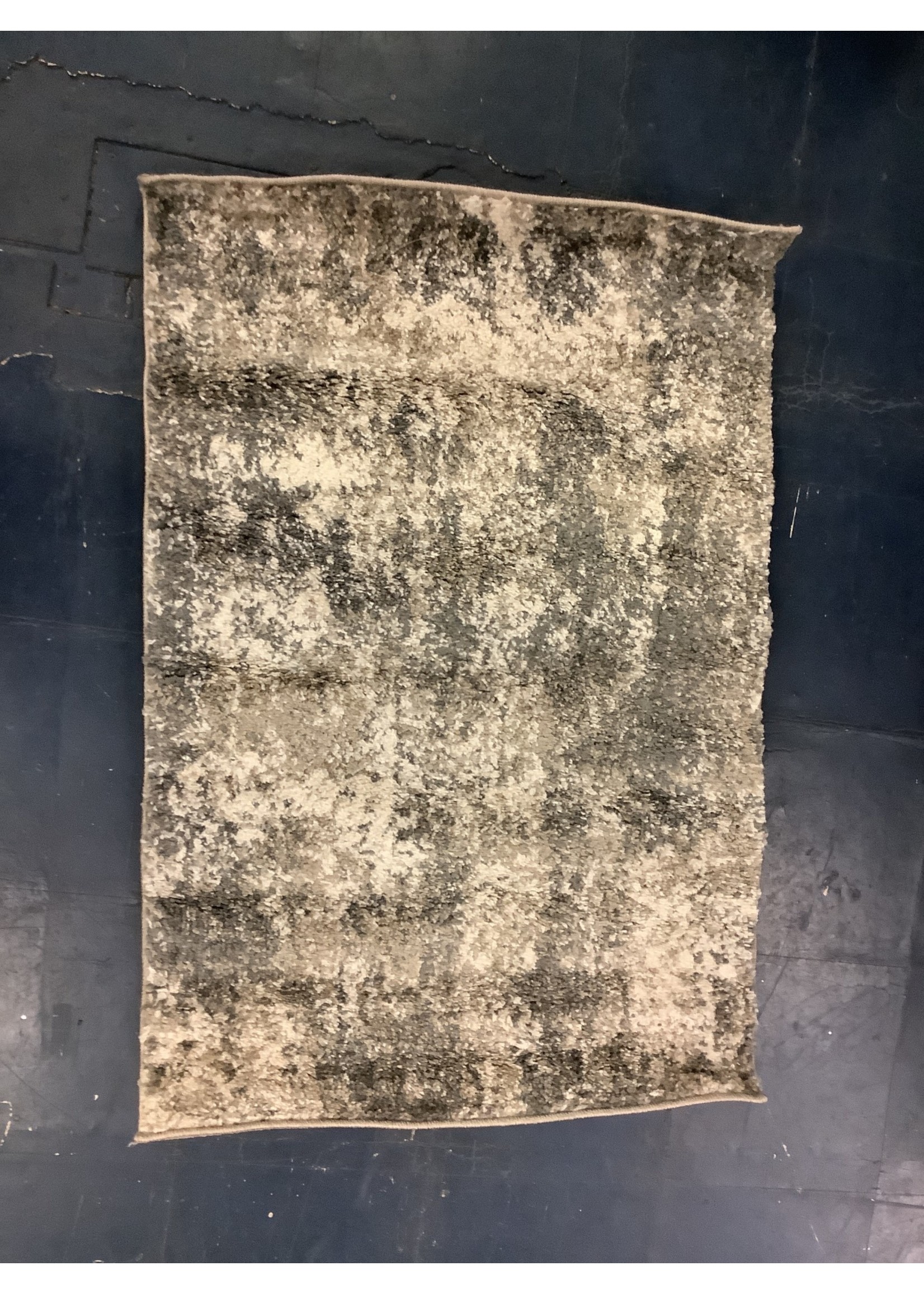29.9in x 46.1in Grey/Tan Area Rug