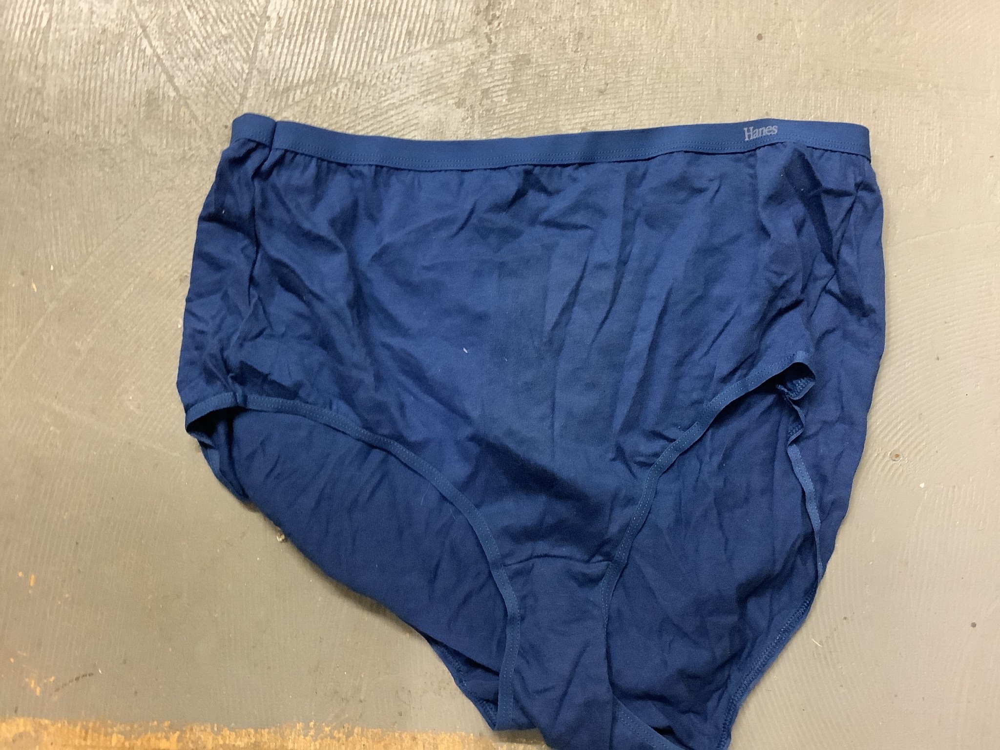 Hanes 100% cotton navy womens underwear size 9 - D3 Surplus