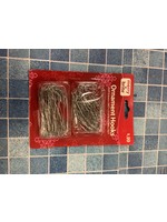 *Packaging Varies* 200ct Silver Ornaments Hooks 125 3.5cm 75 6.35cm