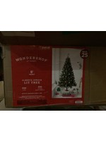 *RepairedBase -6ft Pre-lit Artificial Christmas Tree Alberta Spruce Clear Lights - Wondershop