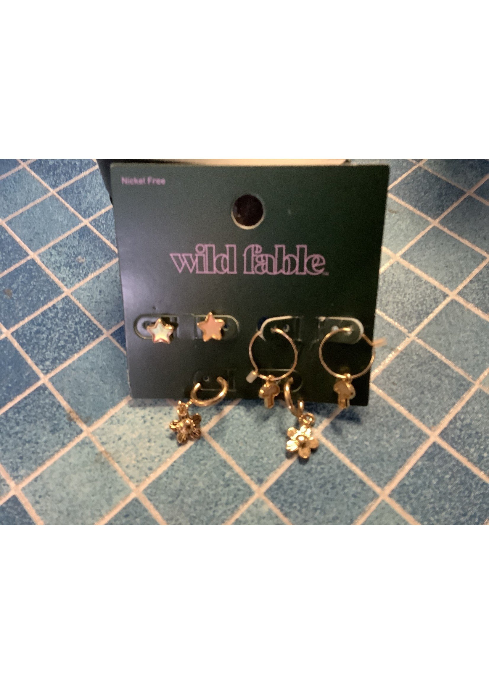 EARRINGS WILD FABLE 3 pair - D3 Surplus Outlet