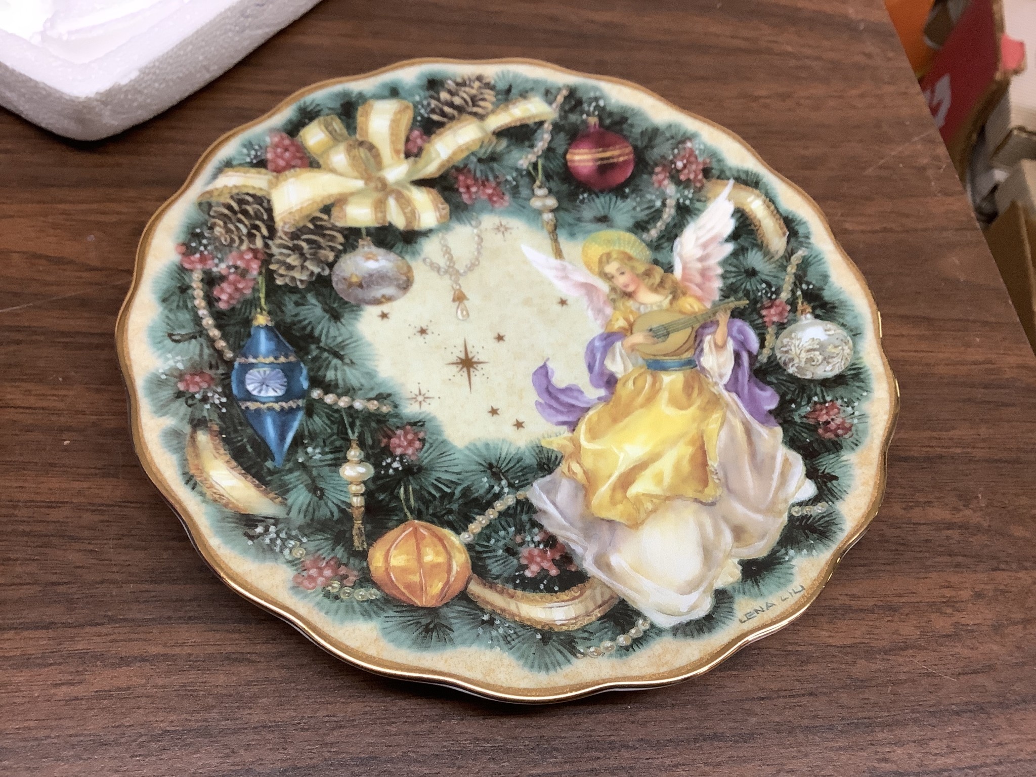Bradford Exchange Collectors Plate (1996) ?Yuletide? BradexNr. 84B10