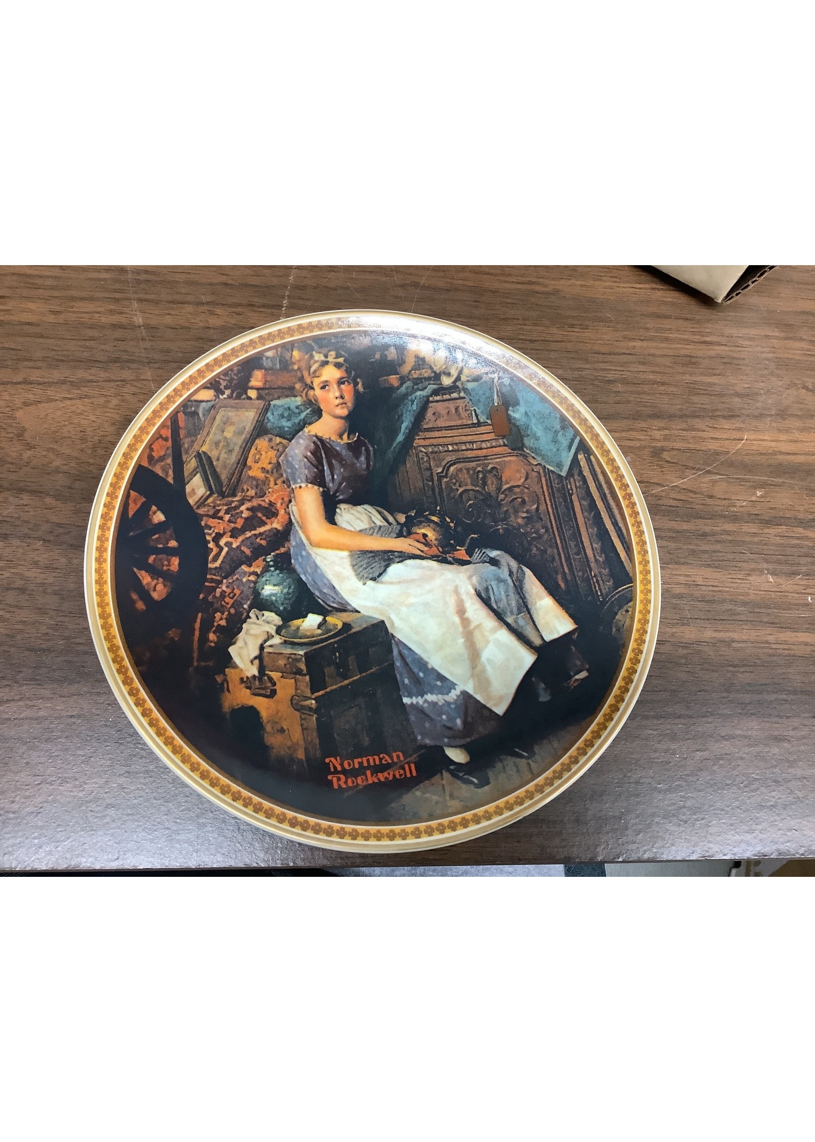 The Bradford Exchange Collectors Plate “Dreaming in the Attic” Bradex-Nr. 84-R70-4.1