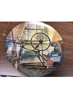 The Bradford Exchange Collectors Plate (1990) “The Antique Spinning Wheel” Bradex-Nr. 84-G20-18.8