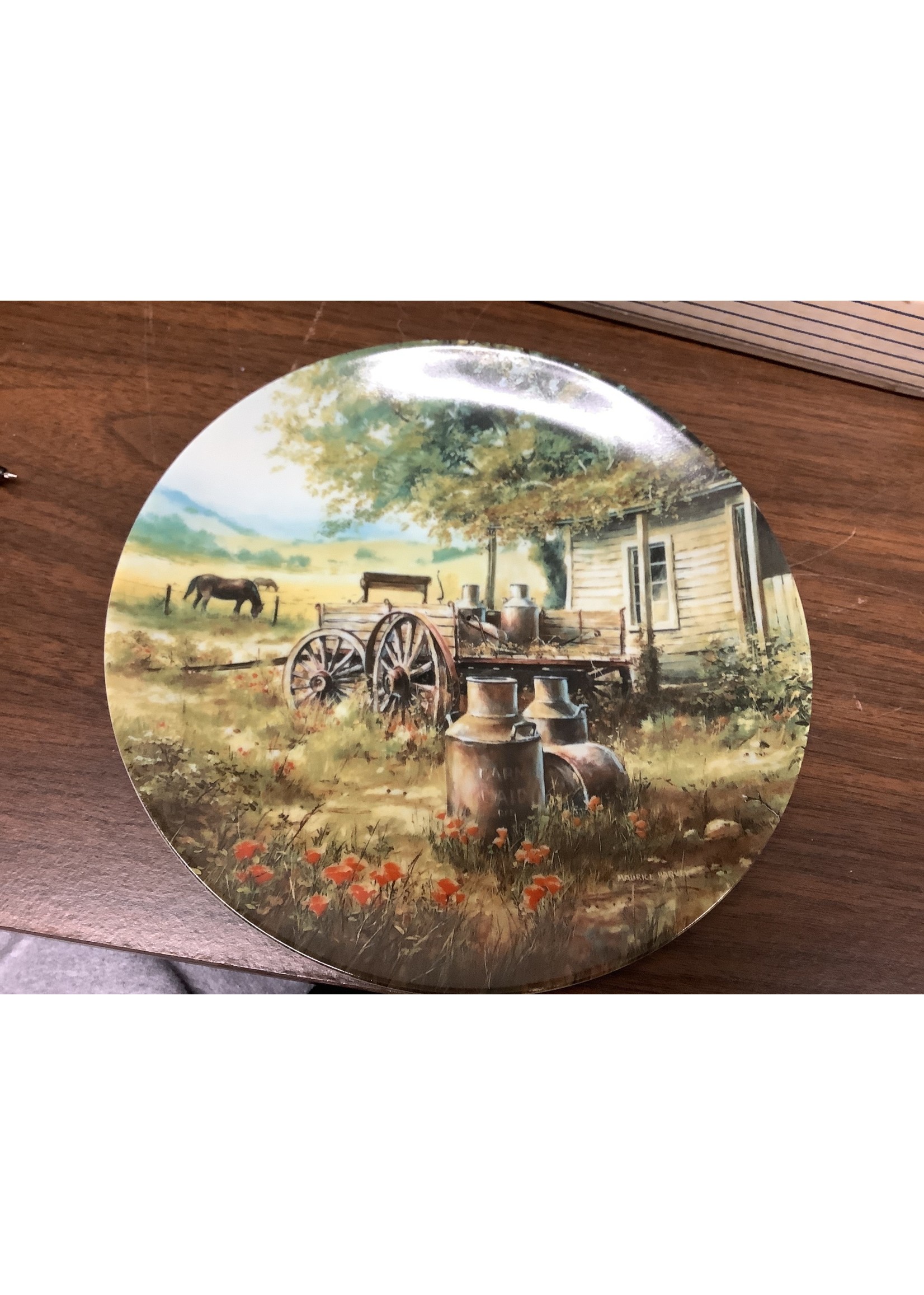 The Bradford Exchange Collectors Plate (1990) “The Dairy Cans” Bradex-Nr. 84-G20-18.6