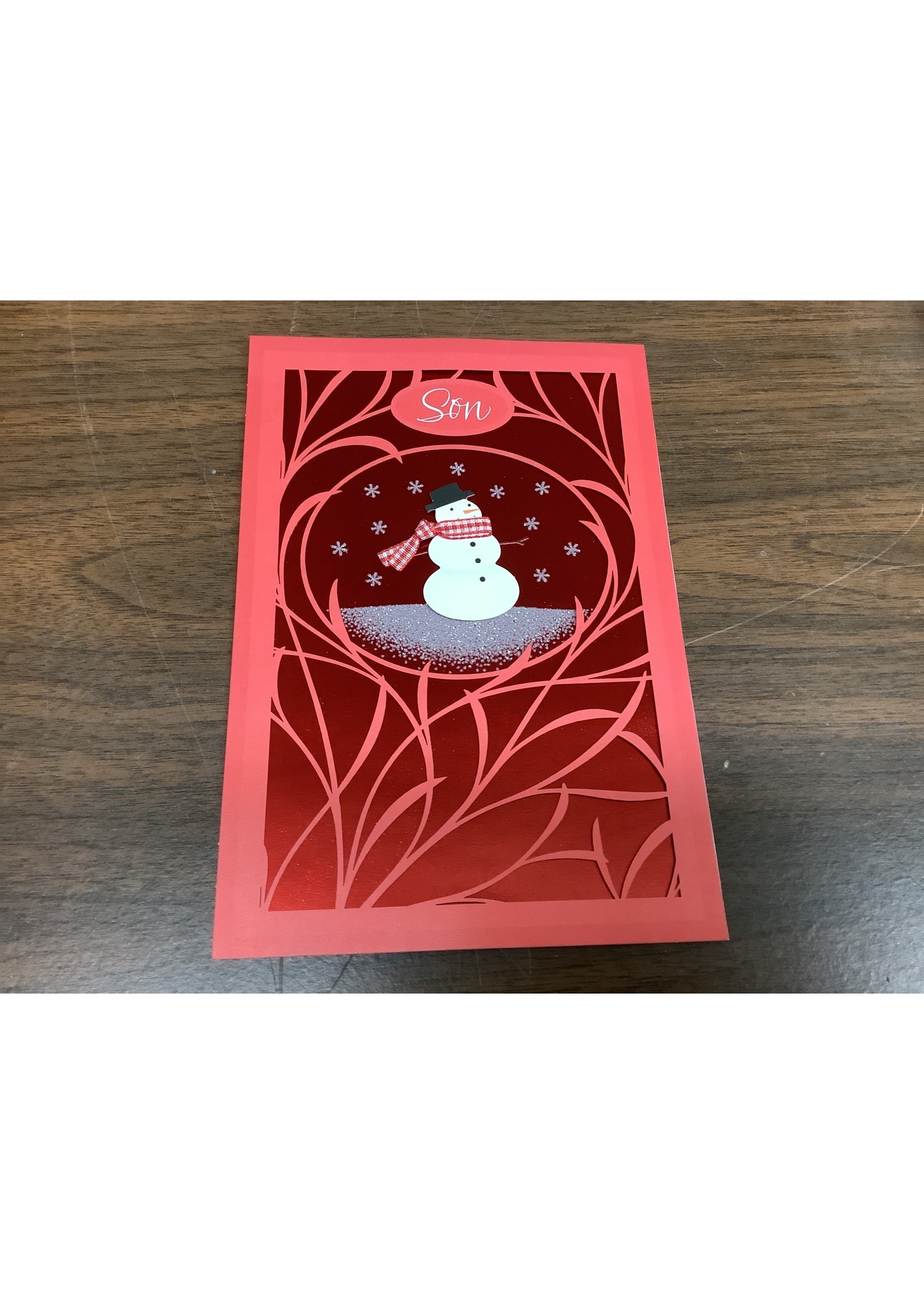 Hallmark Christmas Card For “Son” Packaged