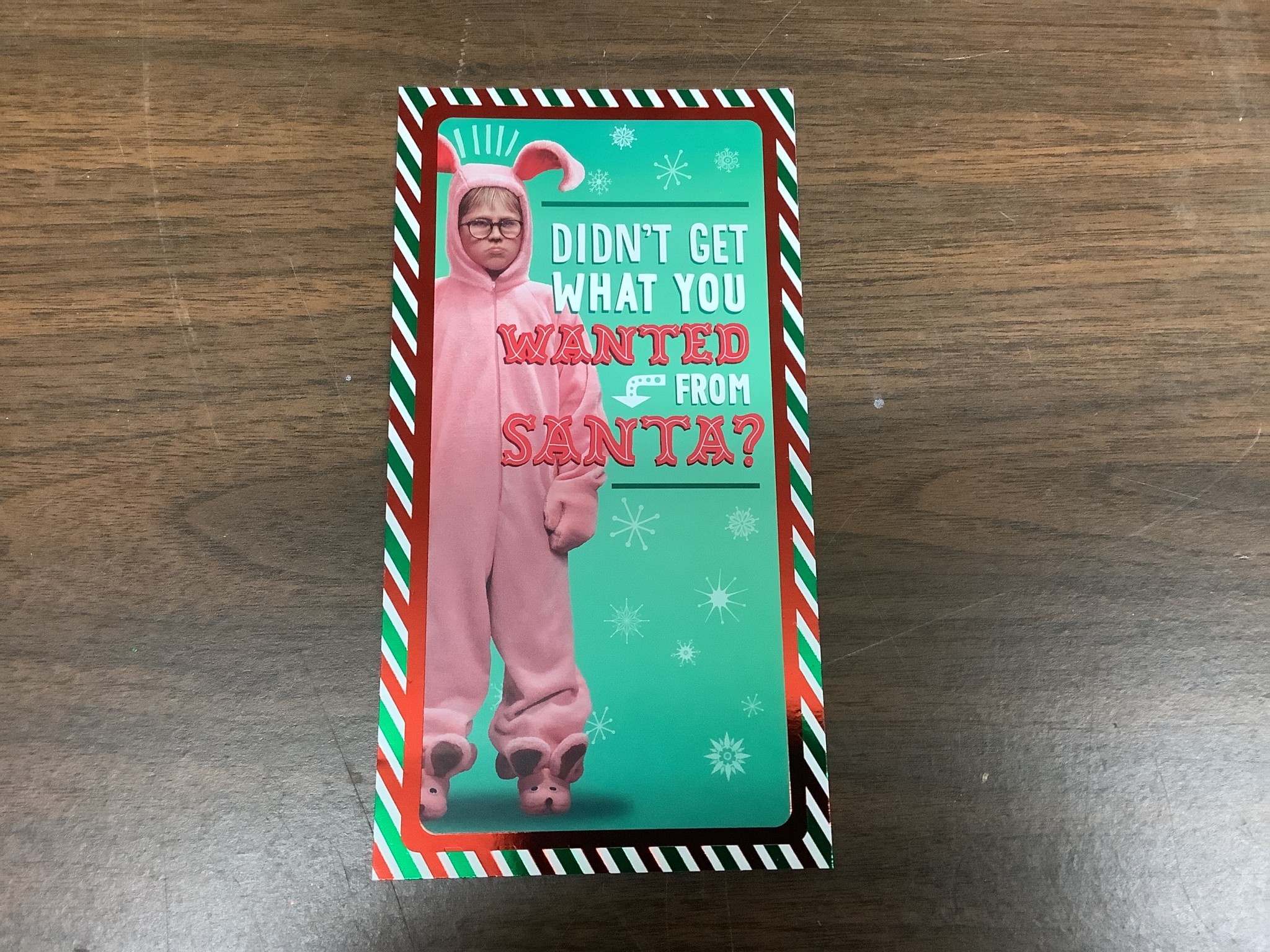 Hallmark Packaged ?A Christmas Story? Christmas Card D3 Surplus Outlet