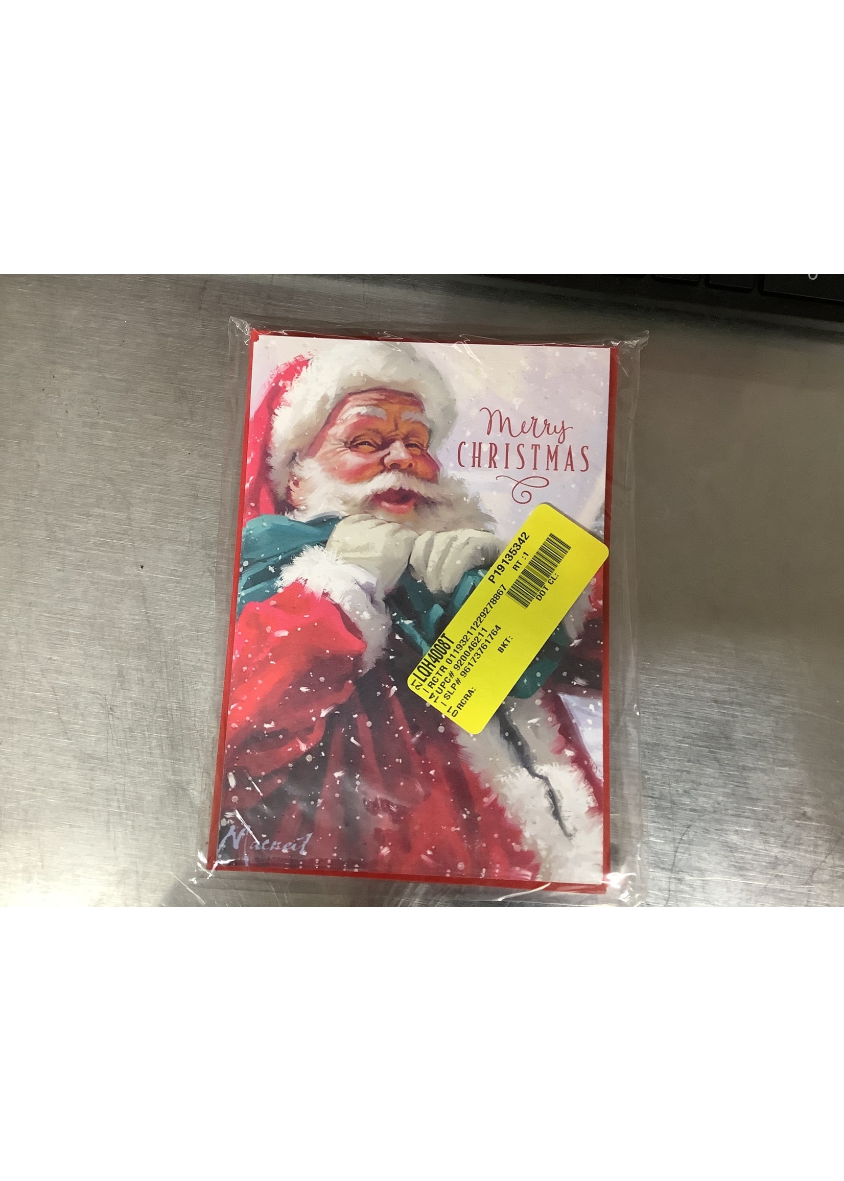 HALLMARK Merry Christmas Santa 10pk