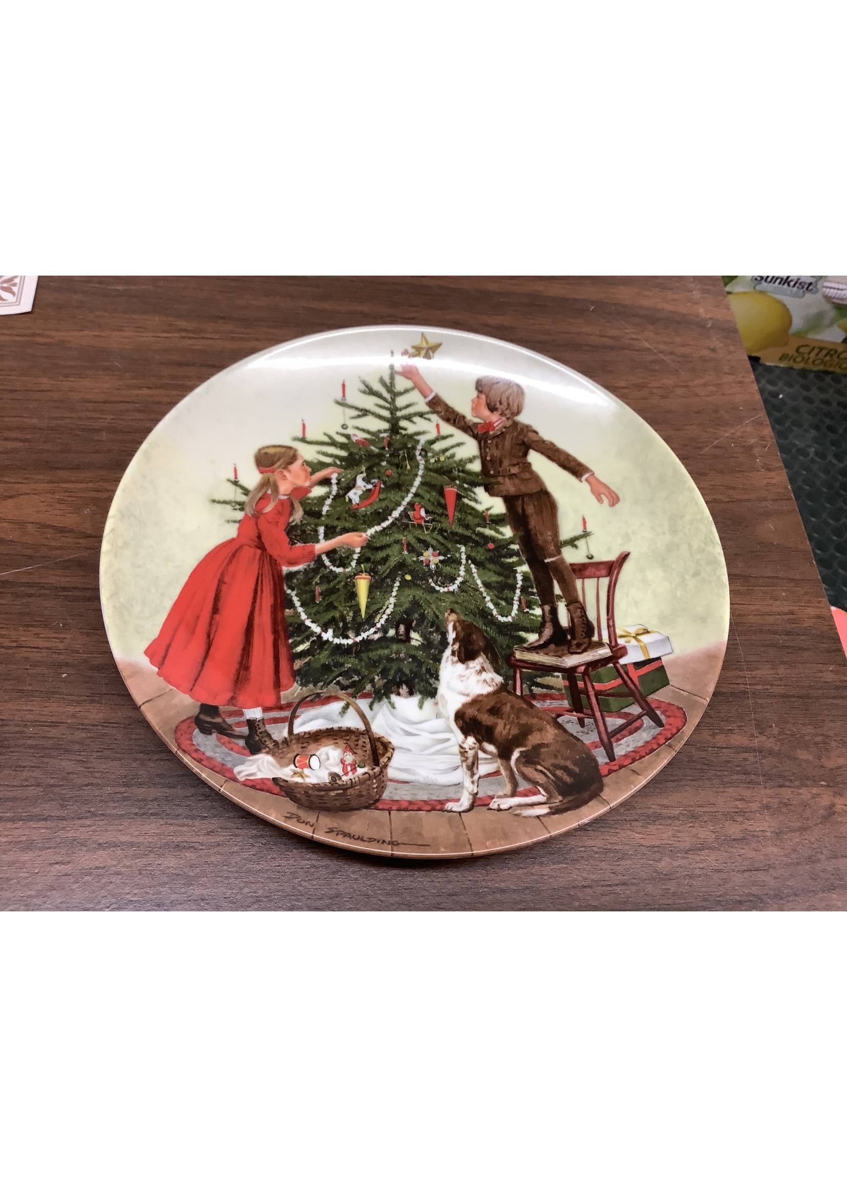 The Bradford Exchange Collectors Plate “Christmas” Bradex-No. 84-K41-2.6