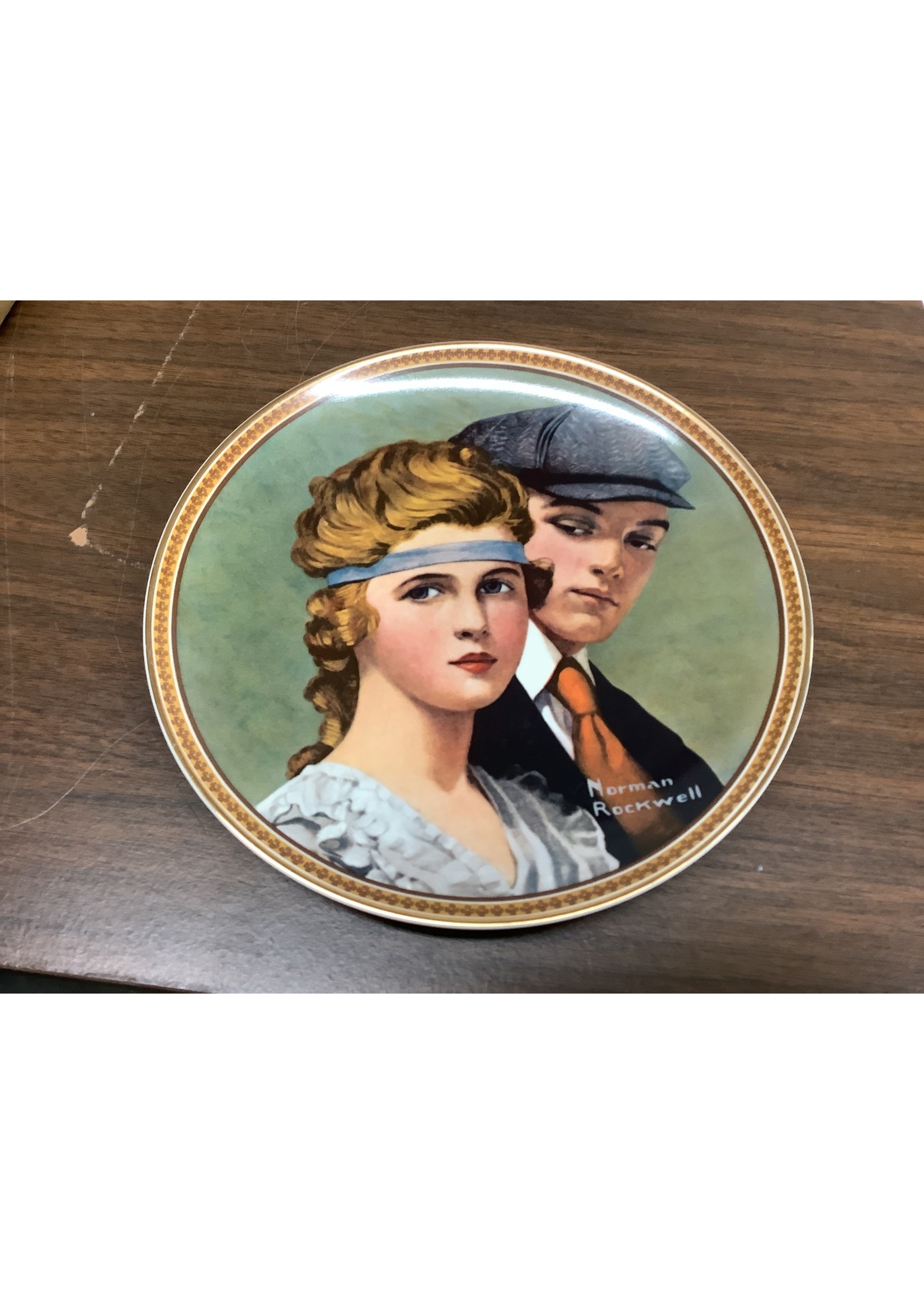 The Bradford Exchange Collectors Plate “Meeting on the Path” Bradex-No. 84-R70-4.18