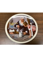 The Bradford Exchange Collectors Plate (1982) “The Cooking Lesson” Bradex-No. 84-R70-2.7